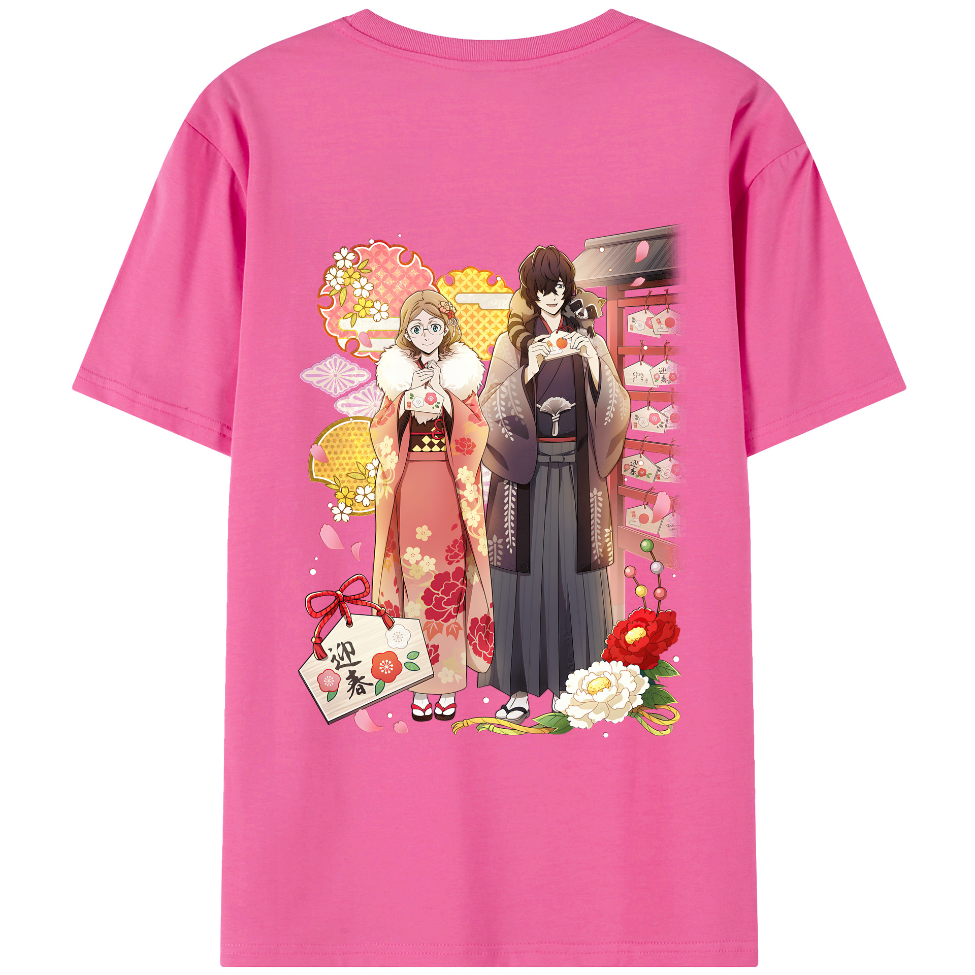 （画像用） 文豪ストレイドッグス Bungo Stray Dogs レディース半袖Tシャツ(バックプリント)